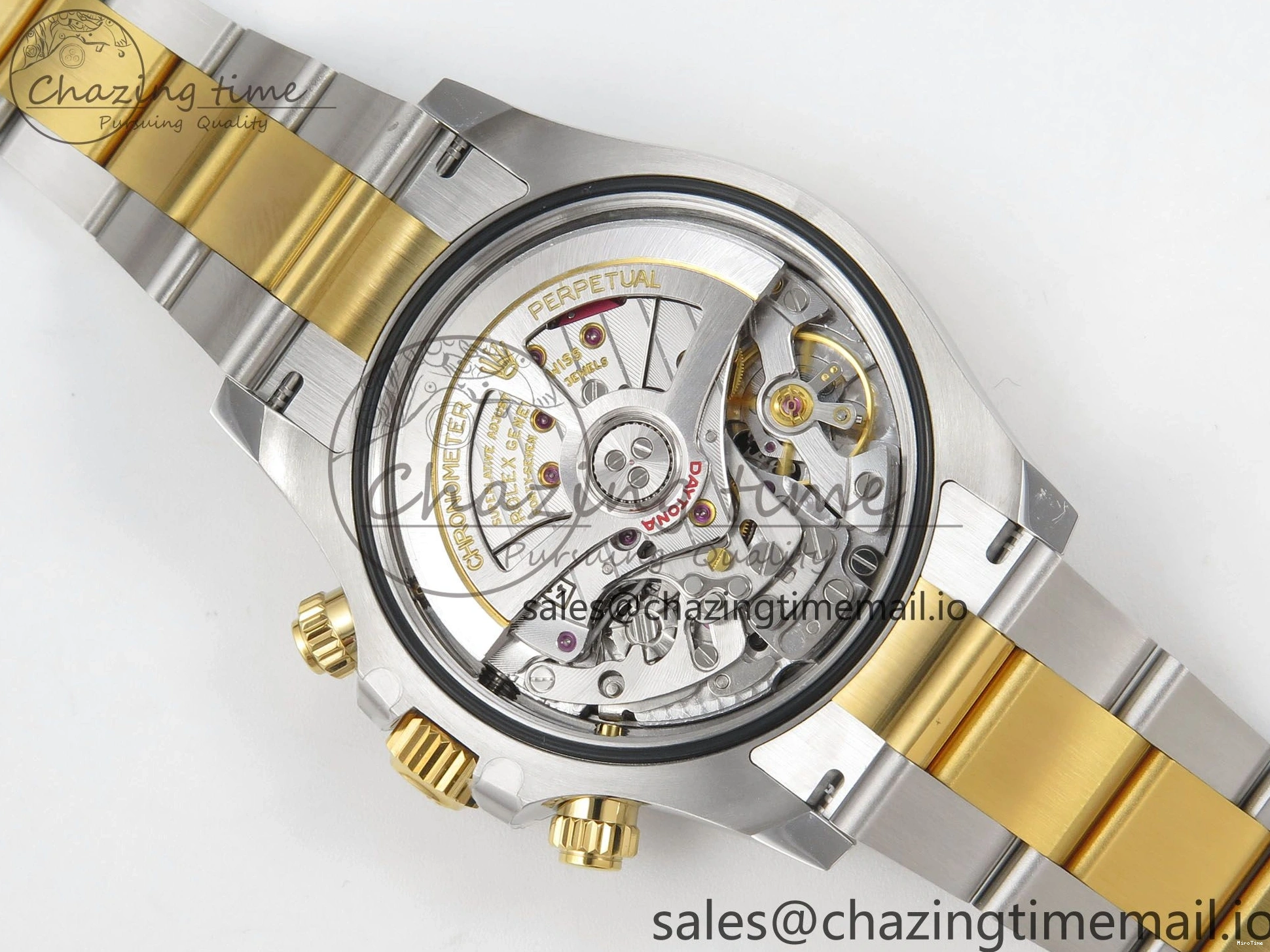 MiroTime 0512 Fashionable Daytona 126503 THBF 1:1 Best Edition Black YG Diamonds Dial on SS YG Bracelet SH 137